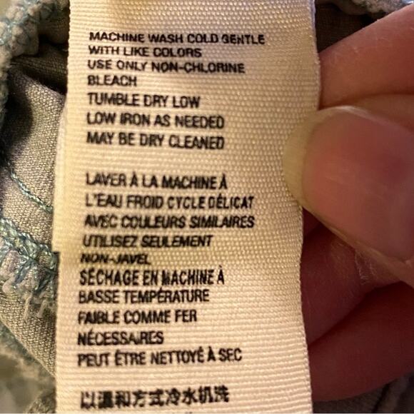 Free People We The Free Pants Women’s Size 35 Gray Velvet Curvy Foxy Lady Boot - Picture 12 of 14